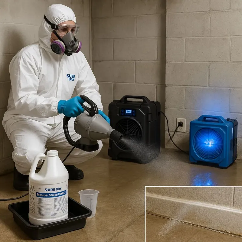 Sanitization and Odor Removal process in Central Square, NY