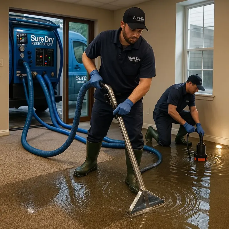 Water Extraction and Removal process in Central Square, NY
